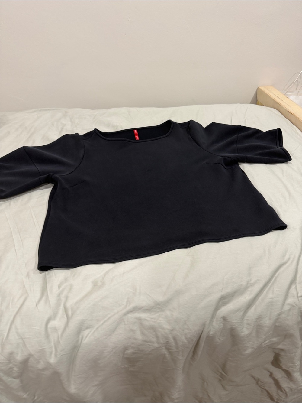 Black Short-Sleeve Top by Spanx EUC - Picture 3 of 10